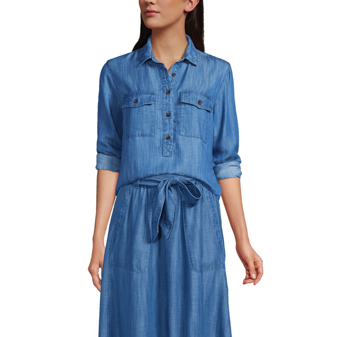 Women's TENCEL™ Fiber Popover Top