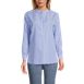 Women's No Iron Banded Collar Popover Shirt, Front