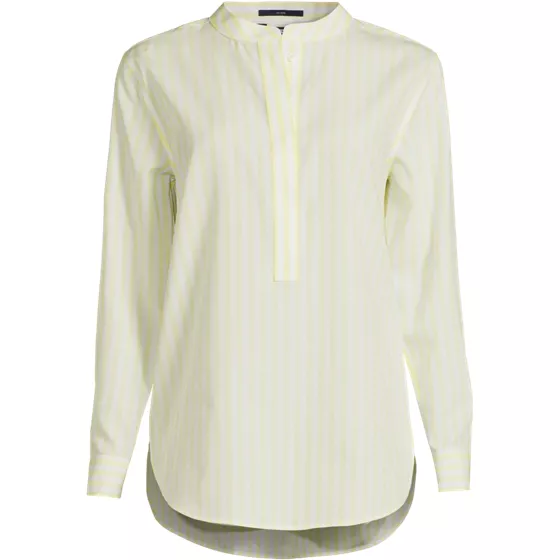 Women's No Iron Banded Collar Popover Shirt - primary