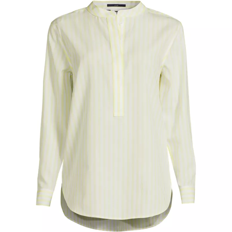 Women's No Iron Banded Collar Popover Shirt, Front