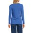 Women's Lightweight Jersey Skimming Long Sleeve Scoop Neck T-shirt, Back