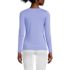 Women's Lightweight Jersey Skimming Long Sleeve Scoop Neck T-shirt, Back