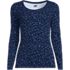 Women's Lightweight Jersey Skimming Long Sleeve Scoop Neck T-shirt, Front