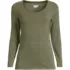 Women's Lightweight Jersey Skimming Long Sleeve Scoop Neck T-shirt, Front