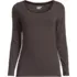 Women's Lightweight Jersey Skimming Long Sleeve Scoop Neck T-shirt, Front