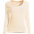 Women's Lightweight Jersey Skimming Long Sleeve Scoop Neck T-shirt, Front