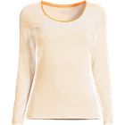 Women's Lightweight Jersey Skimming Long Sleeve Scoop Neck T-shirt