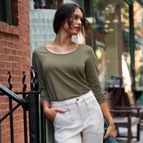 Long-sleeved shirts for women