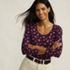 Women's Lightweight Jersey Skimming Long Sleeve Scoop Neck T-shirt, alternative image