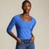 Women's Lightweight Jersey Skimming Long Sleeve Scoop Neck T-shirt, alternative image