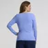 Women's Lightweight Jersey Skimming Long Sleeve Scoop Neck T-shirt, Back