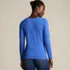 Women's Lightweight Jersey Skimming Long Sleeve Scoop Neck T-shirt, Back