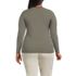 Women's Plus Size Lightweight Jersey Skimming Long Sleeve Scoop Neck T-shirt, Back