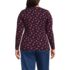 Women's Plus Size Lightweight Jersey Skimming Long Sleeve Scoop Neck T-shirt, Back