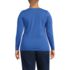 Women's Plus Size Lightweight Jersey Skimming Long Sleeve Scoop Neck T-shirt, Back