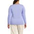 Women's Plus Size Lightweight Jersey Skimming Long Sleeve Scoop Neck T-shirt, Back