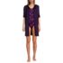 Women's Sheer Oversized Button Front Swim Cover-up Shirt, alternative image
