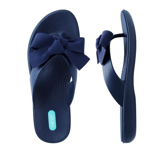 Guess tutu bow flip cheap flops navy