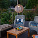 Allsop Home and Garden Indoor or Outdoor Soji Stella Nova 18" Chevron Pendant Lamp, alternative image