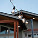 Allsop Home and Garden Outdoor 25' LED Bistro String Lights - Black Wire, alternative image