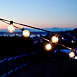 Allsop Home and Garden Outdoor 25' LED Bistro String Lights - Black Wire, alternative image