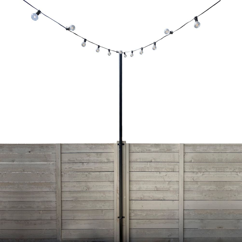 String light deals mounting pole