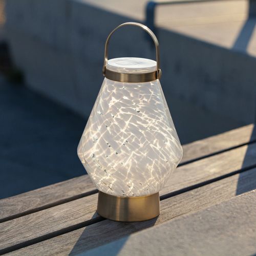 Allsop Home and Garden Glow Harvest Moon Portable LED Lantern Light