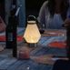 Allsop Home and Garden Glass Rechargeable LED Lightkeepers Cone Lantern, alternative image