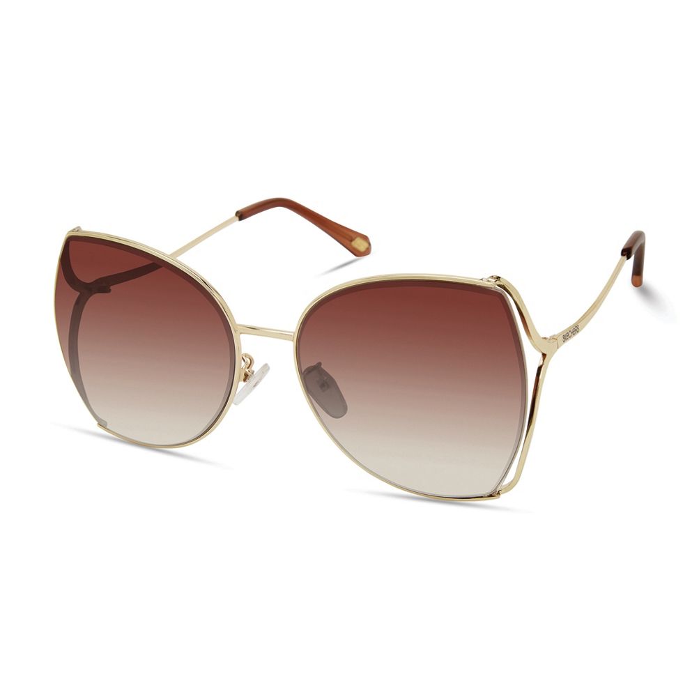 Skechers Metal Butterfly Sunglasses 56mm Lens | Lands' End