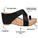 Journee Collection Women's Rayna Criss Cross Wedge Sandals, alternative image