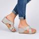 Journee Collection Women's Rayna Criss Cross Wedge Sandals, alternative image