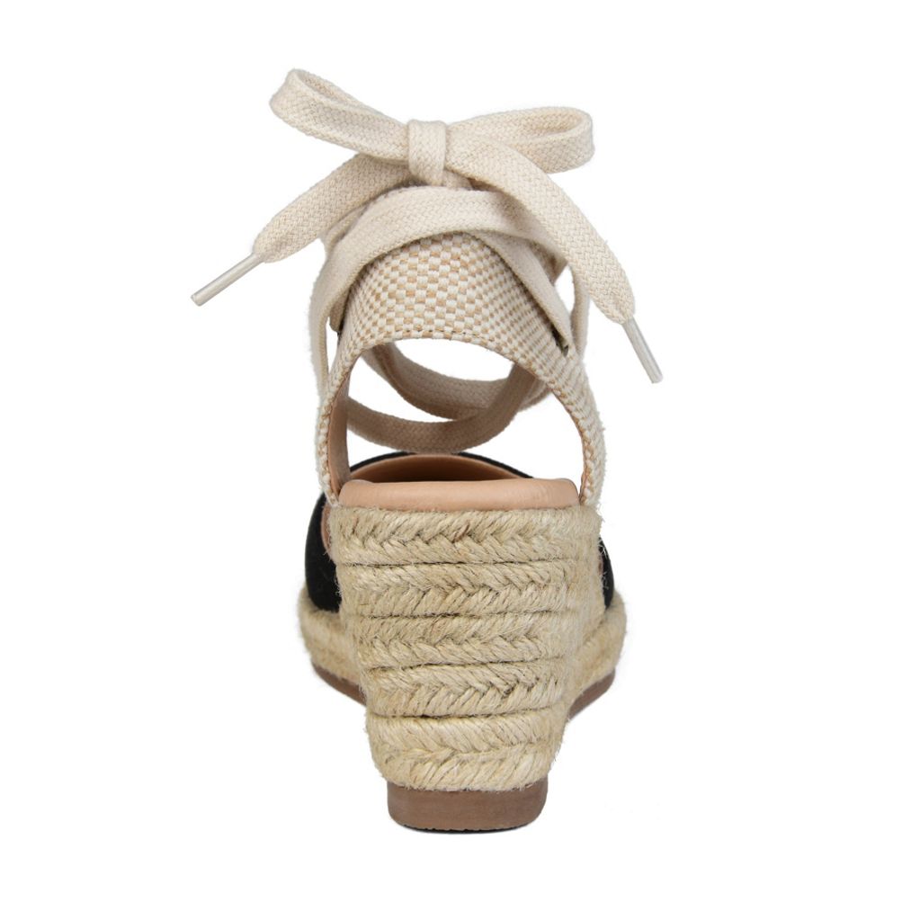 Journee Collection Women's Monte Lace Up Wedge Sandals | Lands' End