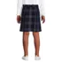 School Uniform Girls Plaid Skort Top of Knee, Back