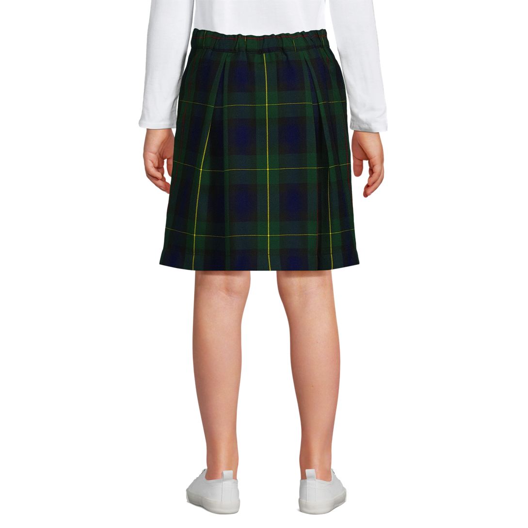 School Uniform Girls Plaid Skort Top of Knee