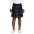 School Uniform Girls Plaid Skort Top of Knee, Front