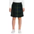 School Uniform Girls Plaid Skort Top of Knee, Front