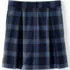 School Uniform Girls Plaid Skort Top of Knee, Back