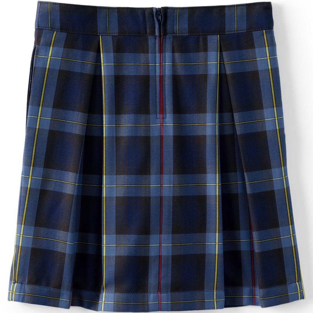 School Uniform Girls Plaid Skort Top of Knee