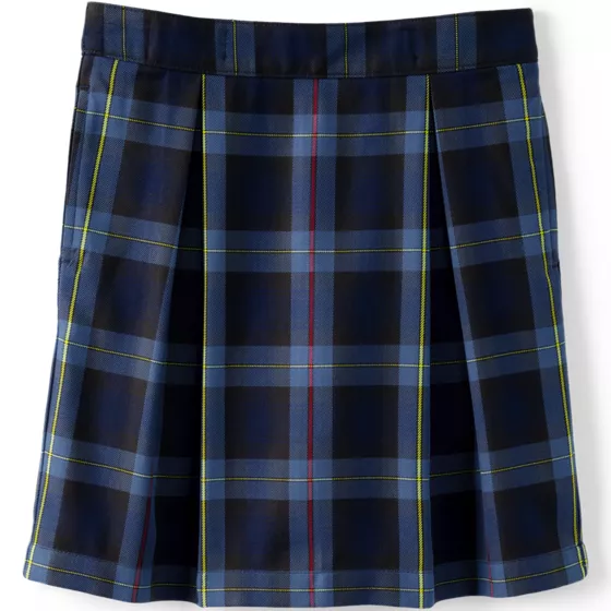 Girls Plaid Skort Top of Knee - primary