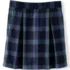 School Uniform Girls Plaid Skort Top of Knee, Front