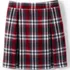 Girls Plaid Skort Top of Knee, Front