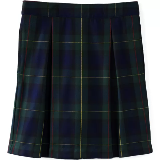 School Uniform Girls Plaid Skort Top of Knee - primary
