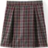 Girls Plaid Skort Top of Knee, Front