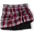 Women's Plaid Skort Top of Knee , alternative image