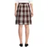Women's Plaid Skort Top of Knee , Back