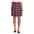 Women's Plaid Skort Top of Knee , Front