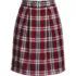 Women's Plaid Skort Top of Knee , Front