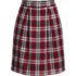 Women's Plaid Skort Top of Knee , Front
