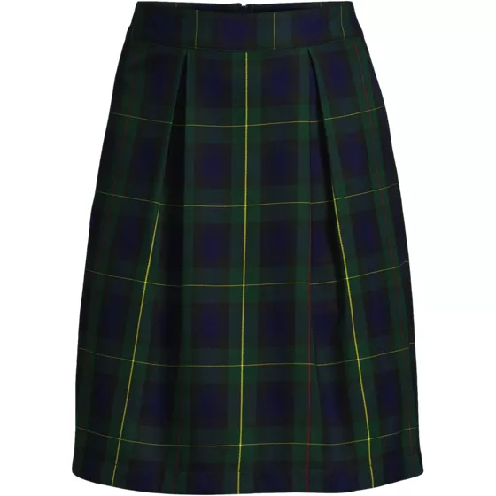 Women's Plaid Skort Top of Knee - primary