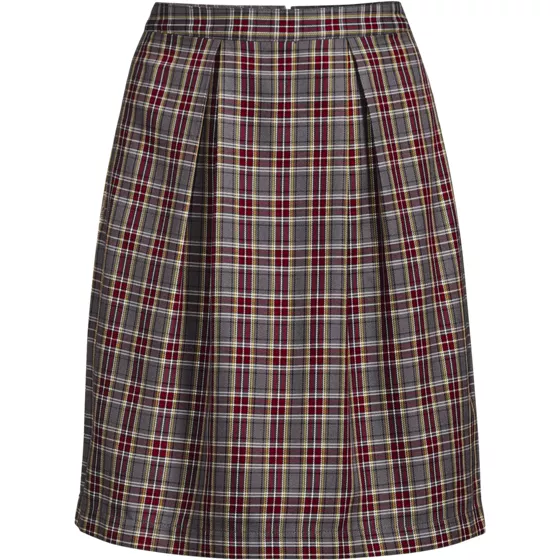 Women's Plaid Skort Top of Knee - primary